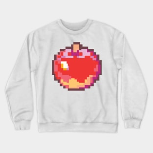 Red Apple Pixelart Crewneck Sweatshirt